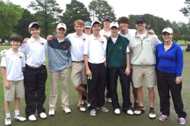 golf calhoun county team finishes tournament 3rd boys place